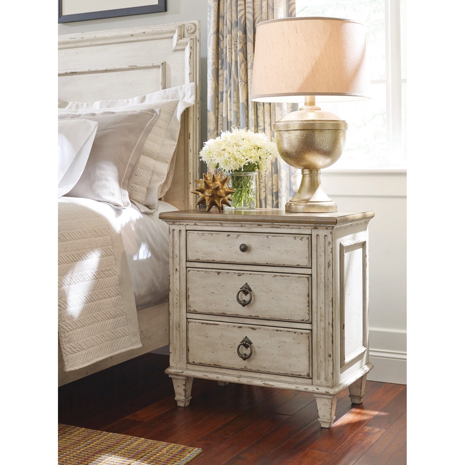 American Drew SOUTHBURY 513 420 Nightstand with 3 Soft Close